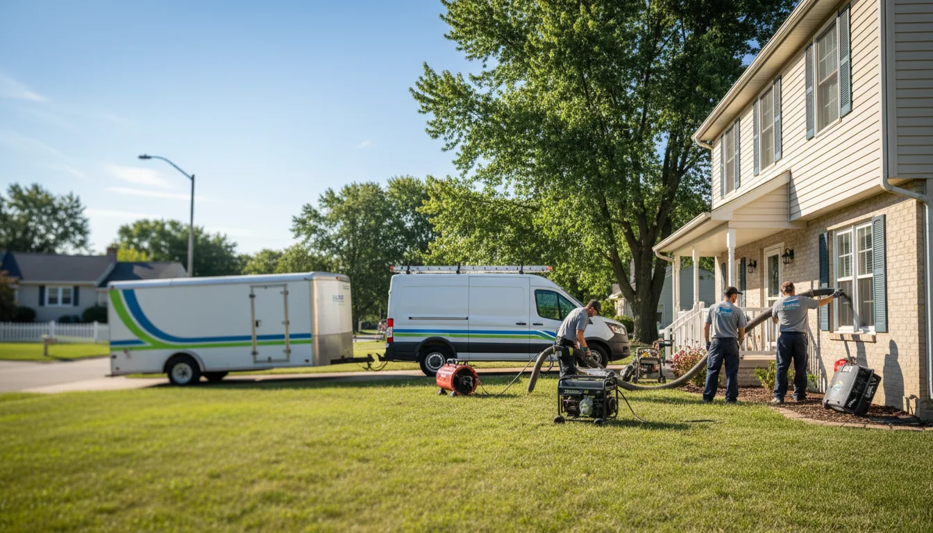 Flooded Basement Restoration And Cleanup With Repair in Merriman, NE near me